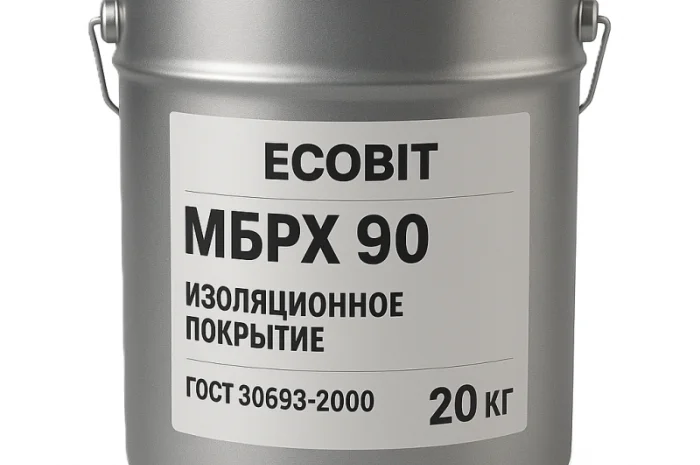 Мастика МБРХ-90 Ecobit для гидроизоляции 20 кг- фото № 1