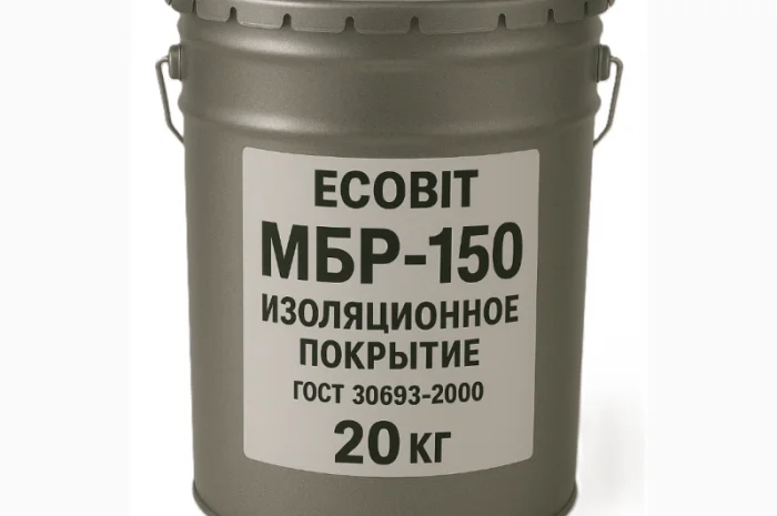 Мастика МБР 150 Ecobit для гидроизоляции и защиты- фото № 1