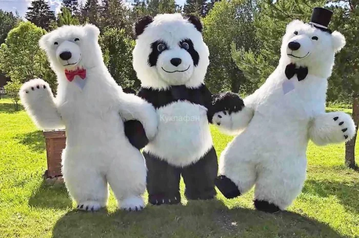 Надувной костюм «Белый Медведь» от производителя- фото № 2