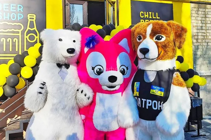 Надувной костюм «Белый Медведь» от производителя- фото № 3