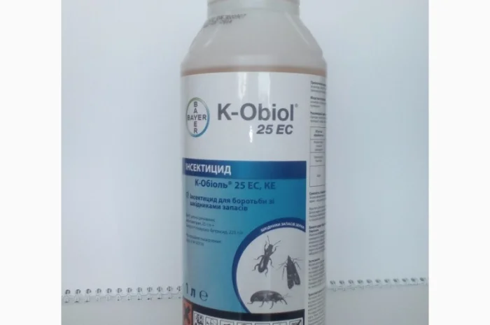 Інсектицид К-Обіоль 25 ЕС для захисту зерна та приміщень- фото № 1