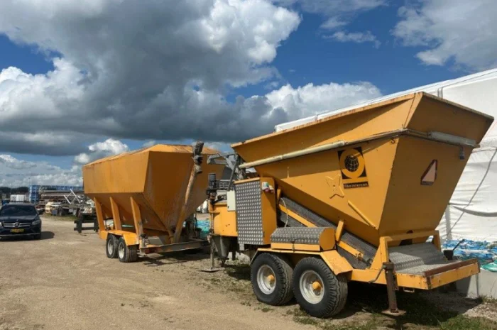 Б/в мобильный БСУ Fibo Intercon 15 м3/час с цементным силосом- фото № 2