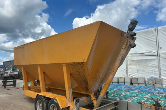 Б/в мобильный БСУ Fibo Intercon 15 м3/час с цементным силосом- фото № 3