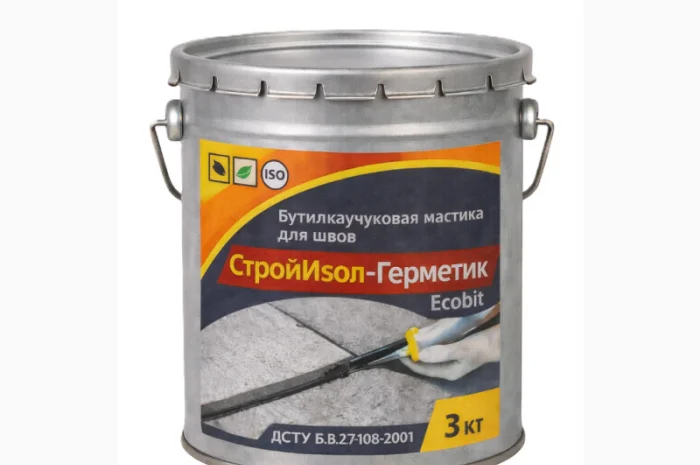 СтройИзол-Герметик ЭКОБИТ для гидроизоляции и герметизации- фото № 1
