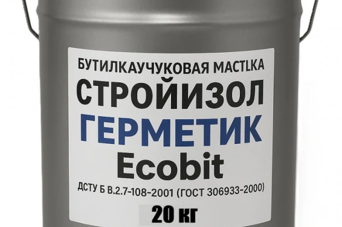 СтройИзол-Герметик ЕКОБІТ – мастика для гідроізоляції та герметизації- фото № 2