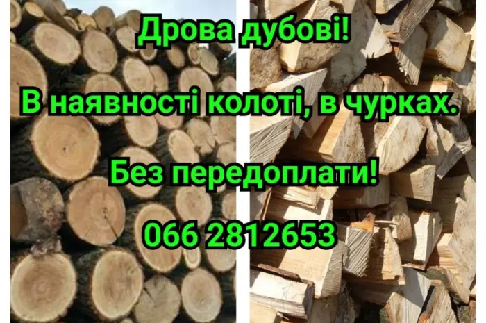 Продам дрова дубові- фото № 1