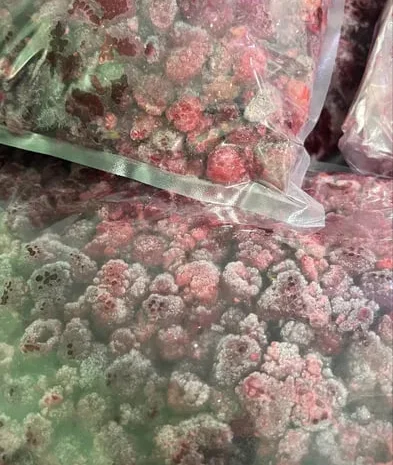 Заморожена малина- фото № 1