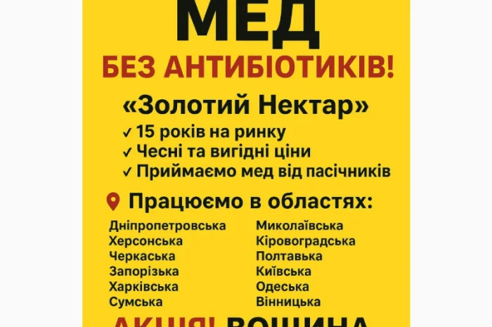 Закупаем мед оптом "Золотой Нектар"- фото № 1