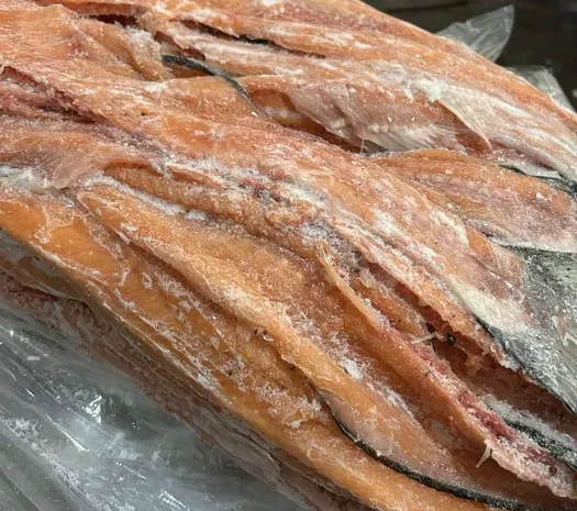 Лосось хребет свіжо морожена тільки ОПТ- фото № 1