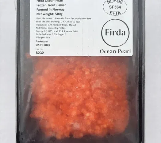 Червона ікра форелі, мідіі, креветки- фото № 1