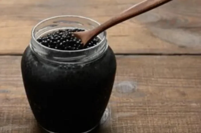 Ікра чорна веслоноса черная икра красная кета!- фото № 1