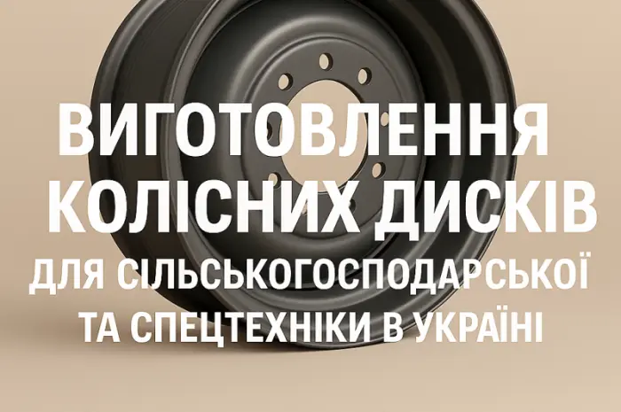 Изготовление колесных дисков для сельскохозяйственной и спецтехники в Украине- фото № 1
