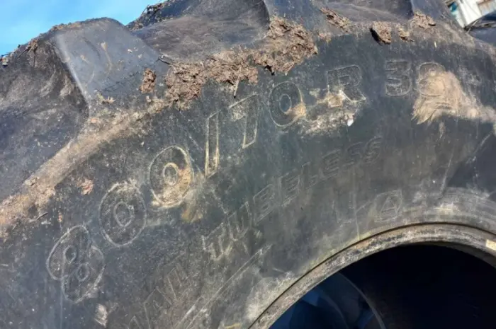 Б/у шина 800/70R38 Michelin (пара) для комбайна або трактора- фото № 3