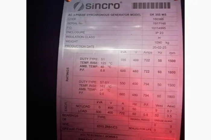 FOGO FD 500 S-C Scania - 550 kVA 2025 г- фото № 5