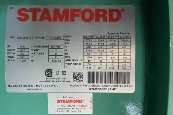 Cummins C500 D5Q - 500 kVA (400 kW) 2025 год- фото № 3