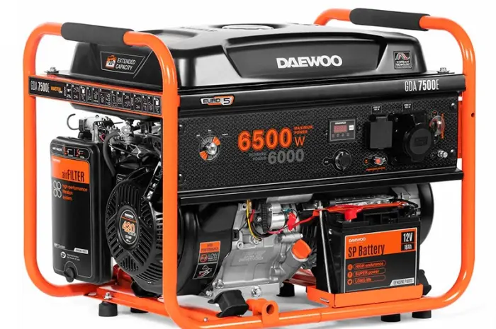 Надежный бензогенератор Daewoo GDA 7500 E с быстрой доставкой- фото № 1