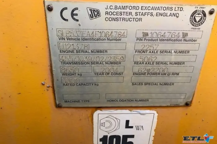 Купить Телескопический погрузчик JCB 533-105- фото № 3