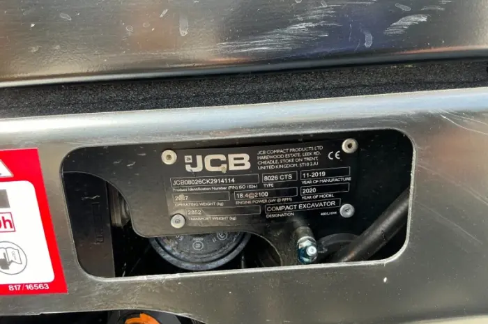 JCB 8026 СTS 2019 р- фото № 5