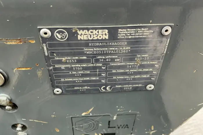 Wacker Neuson EZ53 2019 р- фото № 8