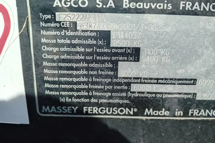 Трактор Massey Ferguson 5465- фото № 9