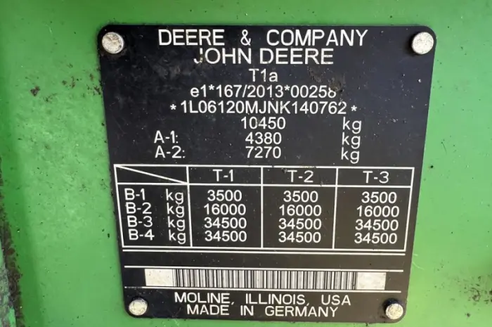 John Deere 6120М 2022 р- фото № 13