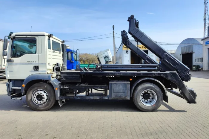 Мультиліфт скіповий навантажувач MAN TGM 18.240 мультиліфт MEILLER бункеровоз- фото № 2
