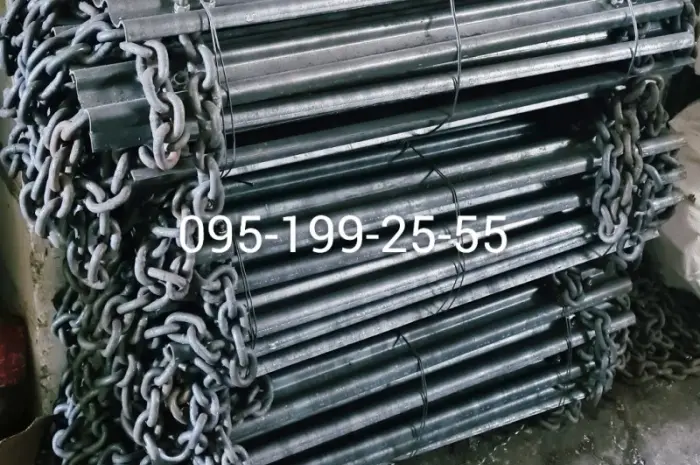 Транспортер РОУ-6. Ланцюг (9х27) транспортера РОУ-6. Скребок (планка) транспортера РОУ-6- фото № 1