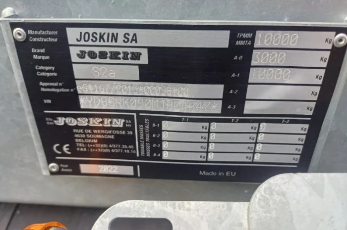 Розкидач гною Joskin SIROKO S4010/9V- фото № 2