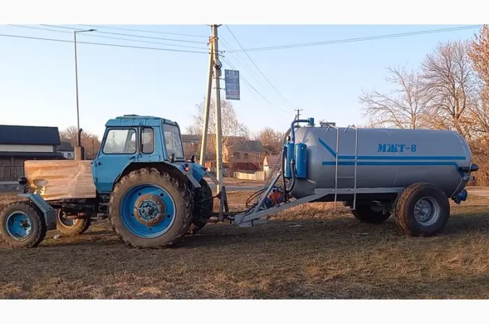 Бочка МЖТ-8 навоз; вакумна з розкидачем 12м- фото № 3
