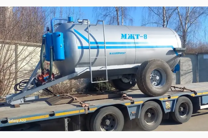 Бочка для навозу МЖТ-8 (8м3) вакумна з розкидачем- фото № 1