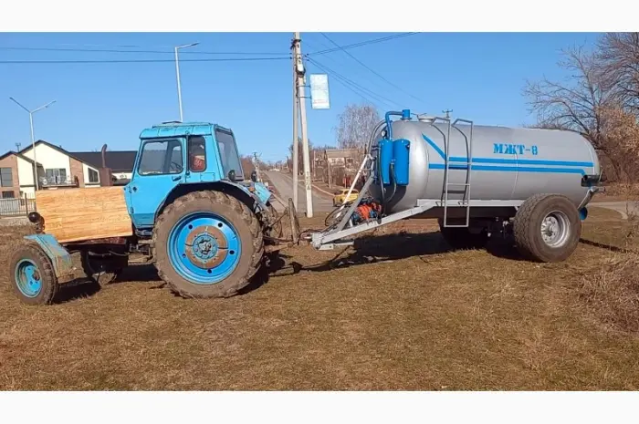 Бочка для навозу МЖТ-8 (8м3) вакумна з розкидачем- фото № 2