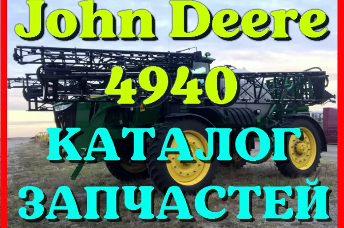 Каталог запчастей Джон Дир 4940 - John Deere 4940 на русском языке в печатном виде- фото № 1