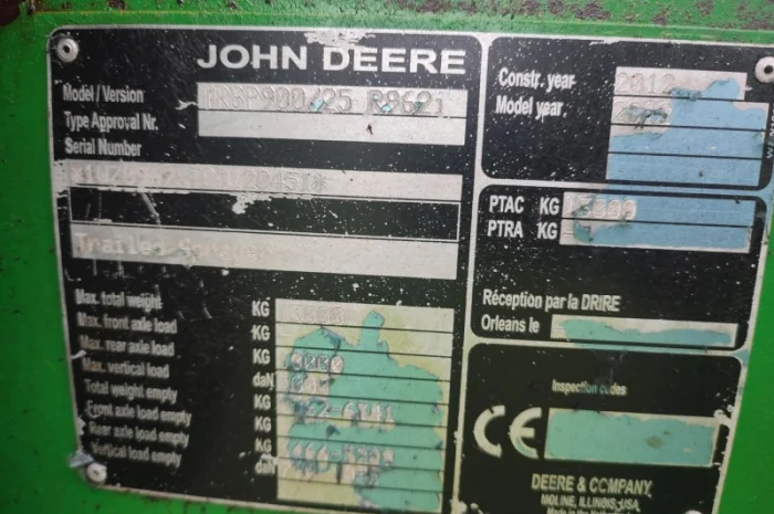 Обприскувач John Deere M962i- фото № 3