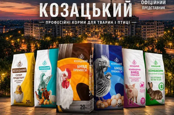 ТМ «Козацький» —комбікорм, БМВД - кролі,свині ін.- фото № 1