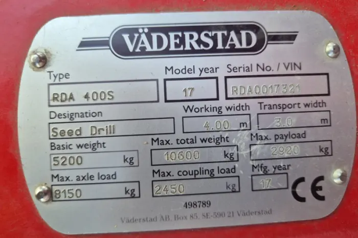 Сівалка Vaderstad Rapid RDA 400S- фото № 13