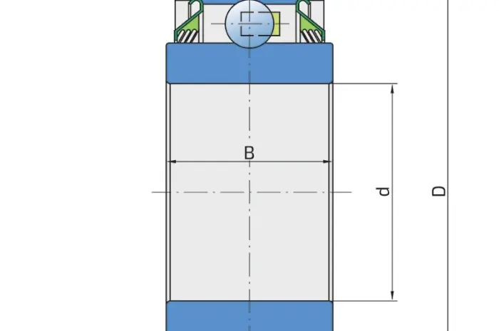 Підшипник кульковий SBX1227 FKL- фото № 7