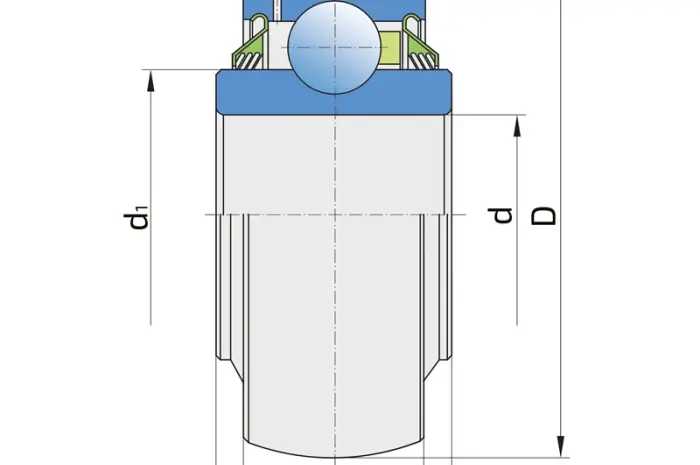 Підшипник кульковий GW 211PPB15 FKL- фото № 2