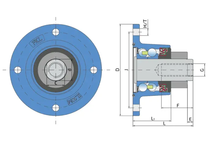 Ступиця Agro Point IL50A-120/4H-M24-95 FKL- фото № 2