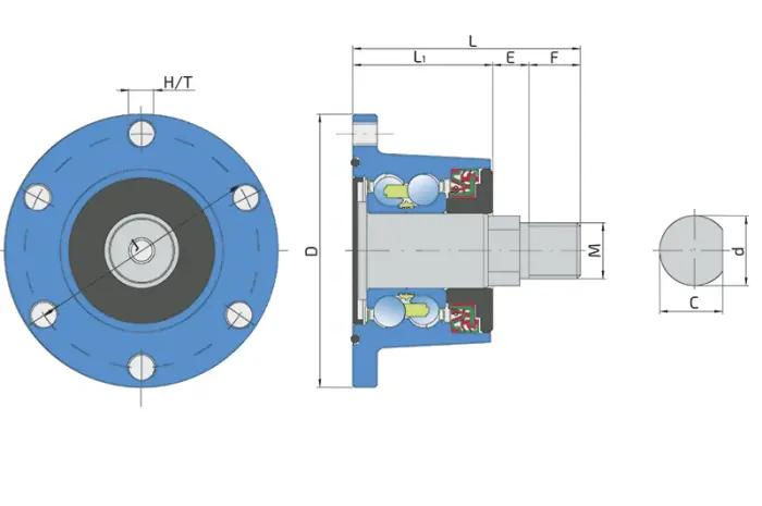 Ступиця ріжучого вузла Agro Point IL40-98/6T-М22 FKL- фото № 2
