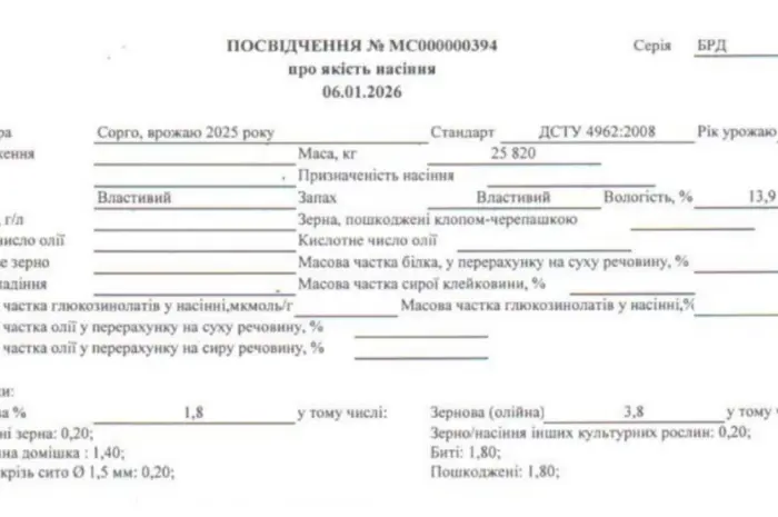 Продамо залишки червоного сорго вр.2025 року- фото № 1