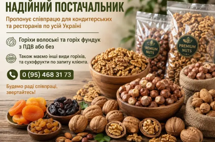 Горіхи волоські та горіх фундук- фото № 1