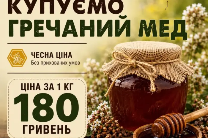 Купуємо гречаний мед- фото № 1