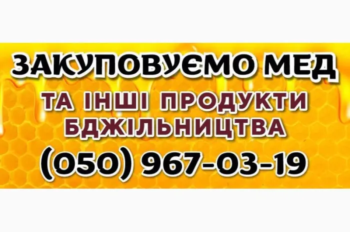 Закуповуємо мед цілорічно від 500 КГ. Самовивіз нашим транспортом- фото № 1