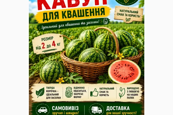 Продам кавун- фото № 1