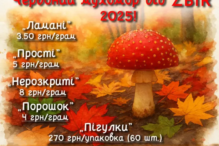 Мухомор ЧЕРВОНИЙ (Amanita Muscaria)- фото № 2