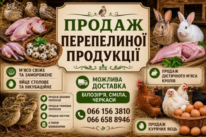 Продам перепелину продукцію яйце мясо- фото № 1