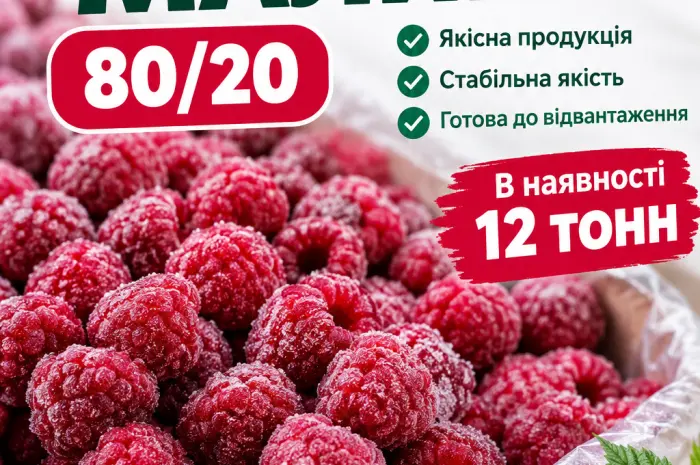 Заморожена малина 80/20- фото № 3