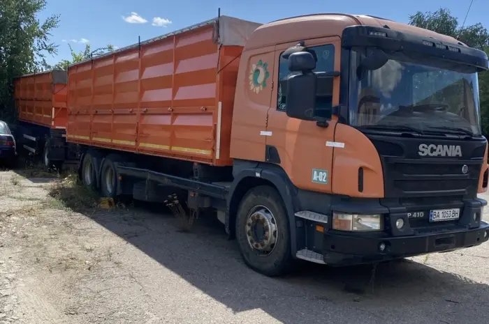Scania P410 зерновоз з причепом- фото № 1
