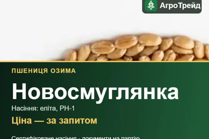Купити пшеницю Новосмуглянка на посів- фото № 1