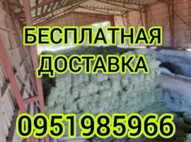 Зображення для оголошення Продам луговое сено в тюках, люцерну, солому из зерновых с доставкой на дом